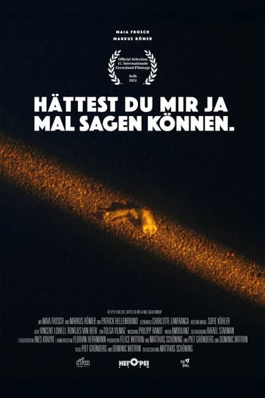 Hättest du mir ja mal sagen können