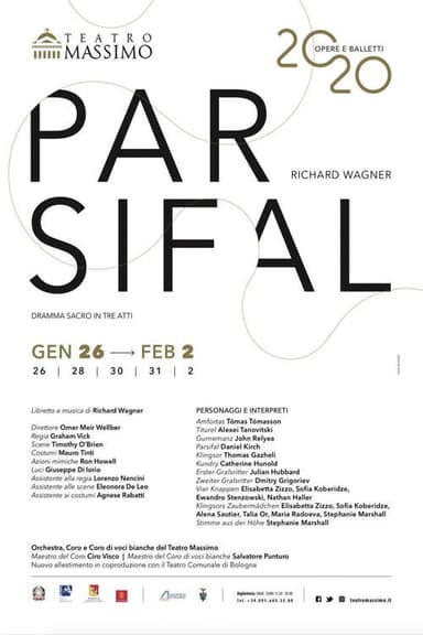 Parsifal - Teatro Massimo 2020