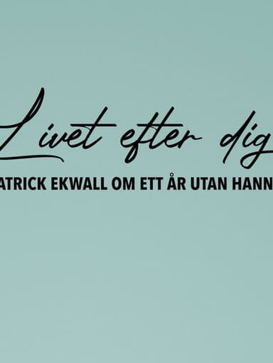 Patrick Ekwall: Om ett år utan Hannah
