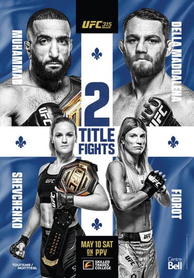 UFC 315: Muhammad vs. Della Maddalena