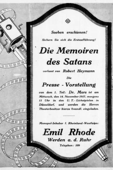 Die Memoiren des Satans. 1. Teil - Doktor Mors