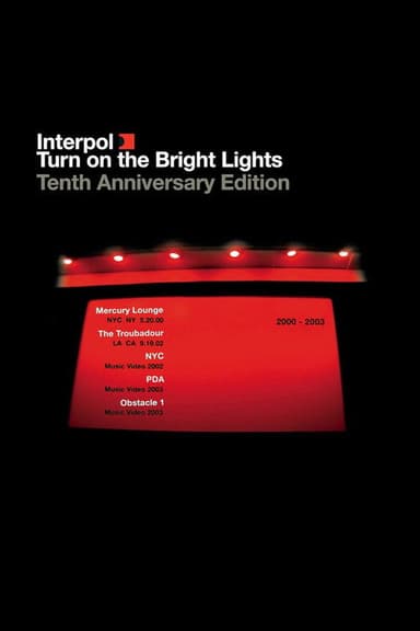 Interpol: Turn on the Bright Lights 10th Anniversary