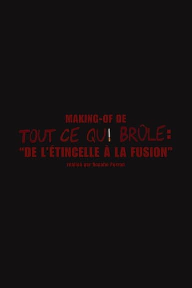 De l'étincelle à la fusion (Making-of "Tout ce qui brûle")