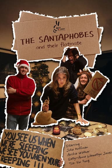 THE SANTAPHOBES and their flatmate