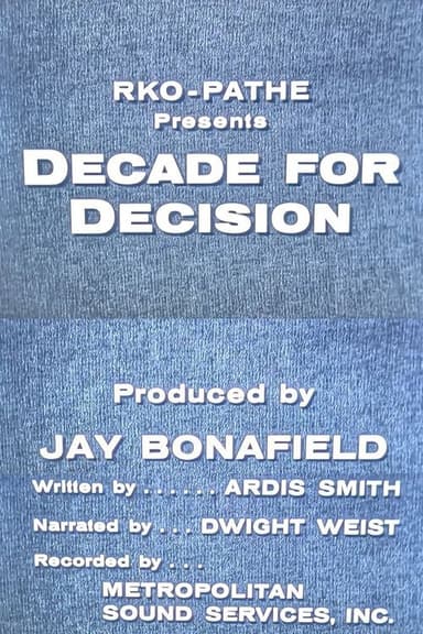 Decade for Decision